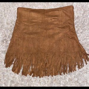 Brace Soul Fringe skirt